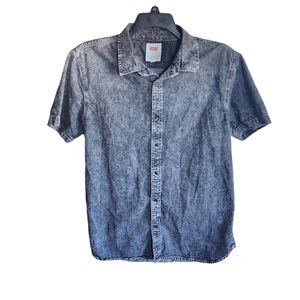 Levi's Black Stone Wash Button Up Shirt